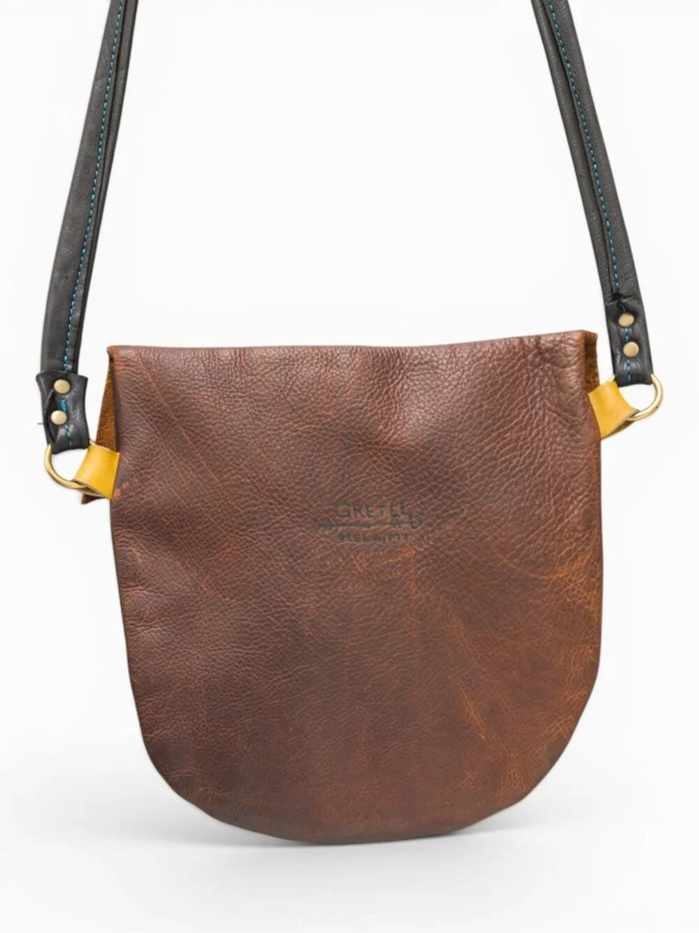 Gretel Montana Leather Crossbody Bag, Southwestern Design, Made in USA